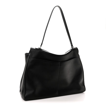 Balenciaga Smooth Calfskin Rodeo XL Top Handle Handbag Black Black 3 of 9