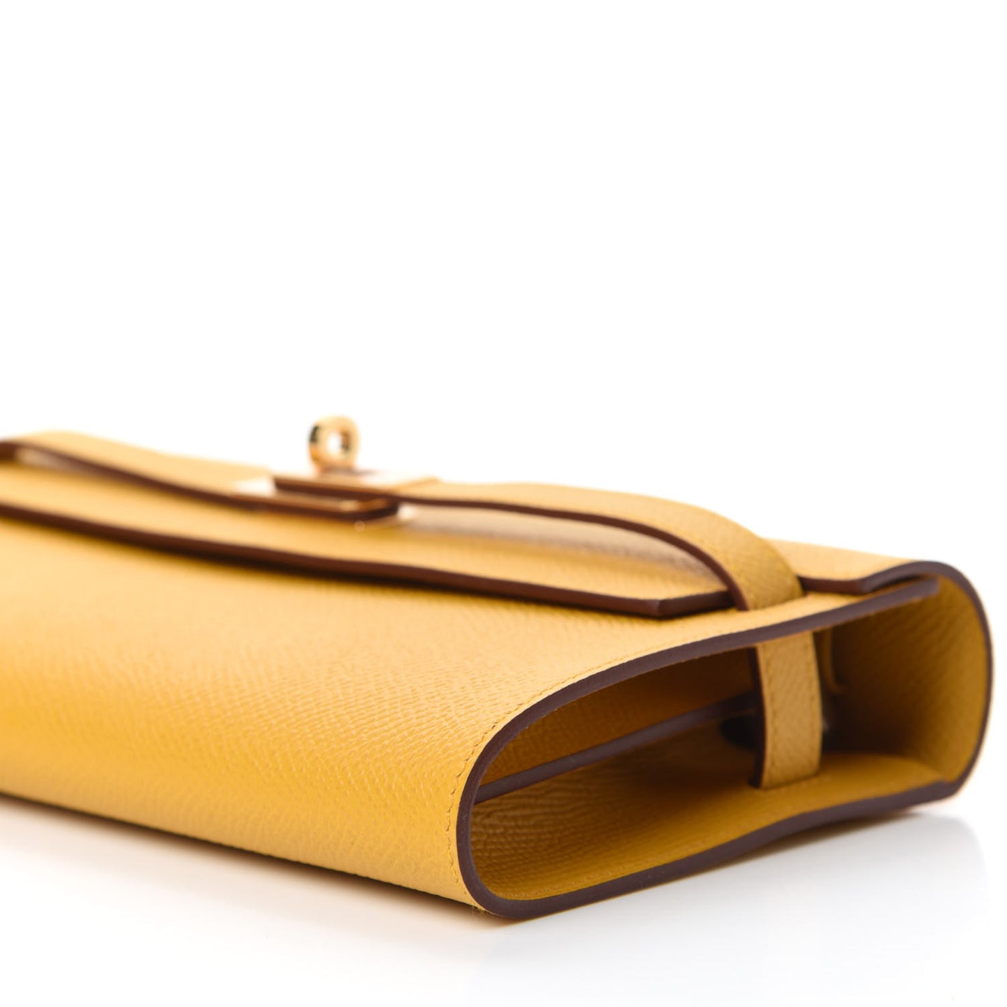 Epsom Kelly Wallet To Go Jaune Ambre