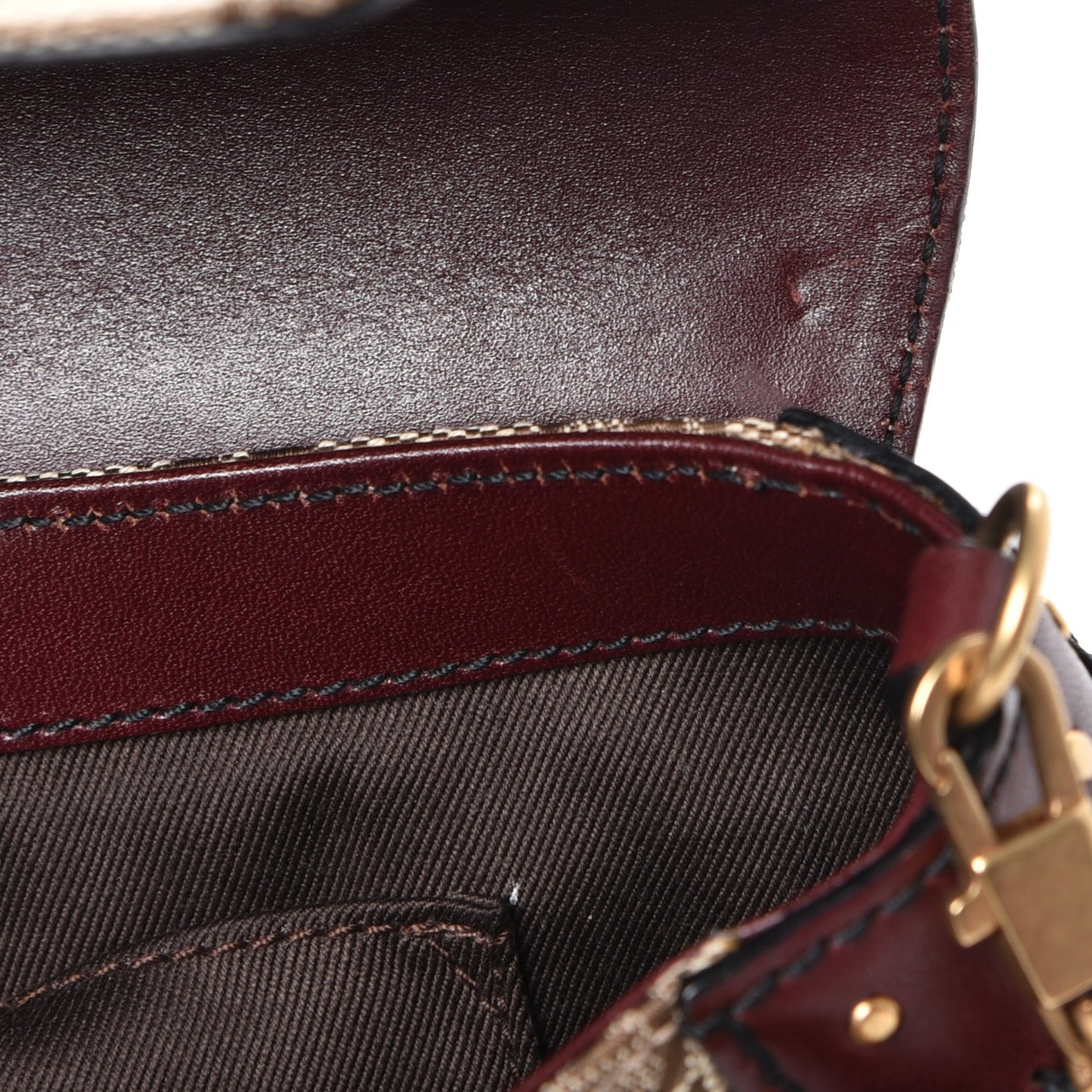 Monogram Studded Horsebit Clutch
