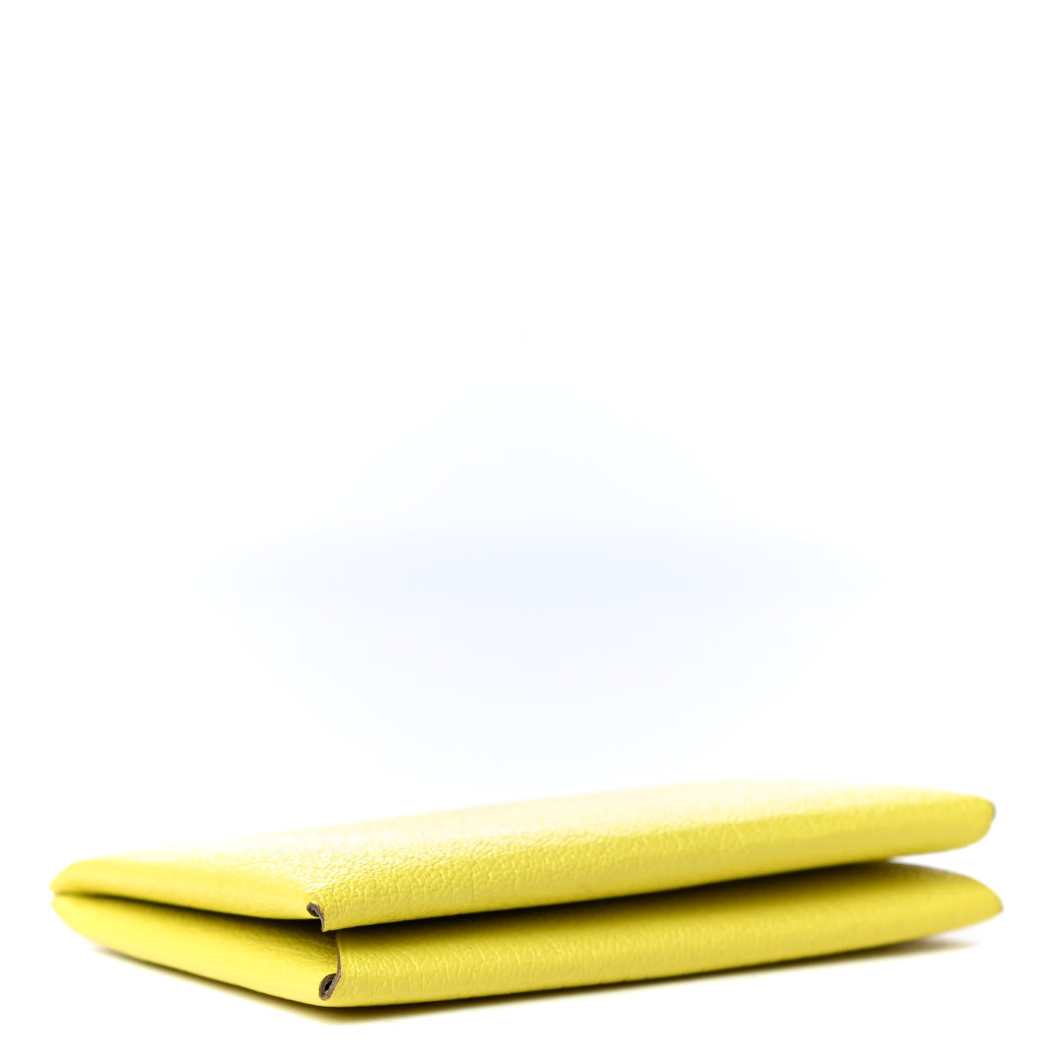 Hermes Chevre Mysore Calvi Card Case Lime 3 of 4