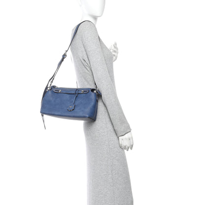 Fendi Cuoio Romano Selleria Denim Effect Medium By The Way Soft Boston Bag Blue 2 of 9
