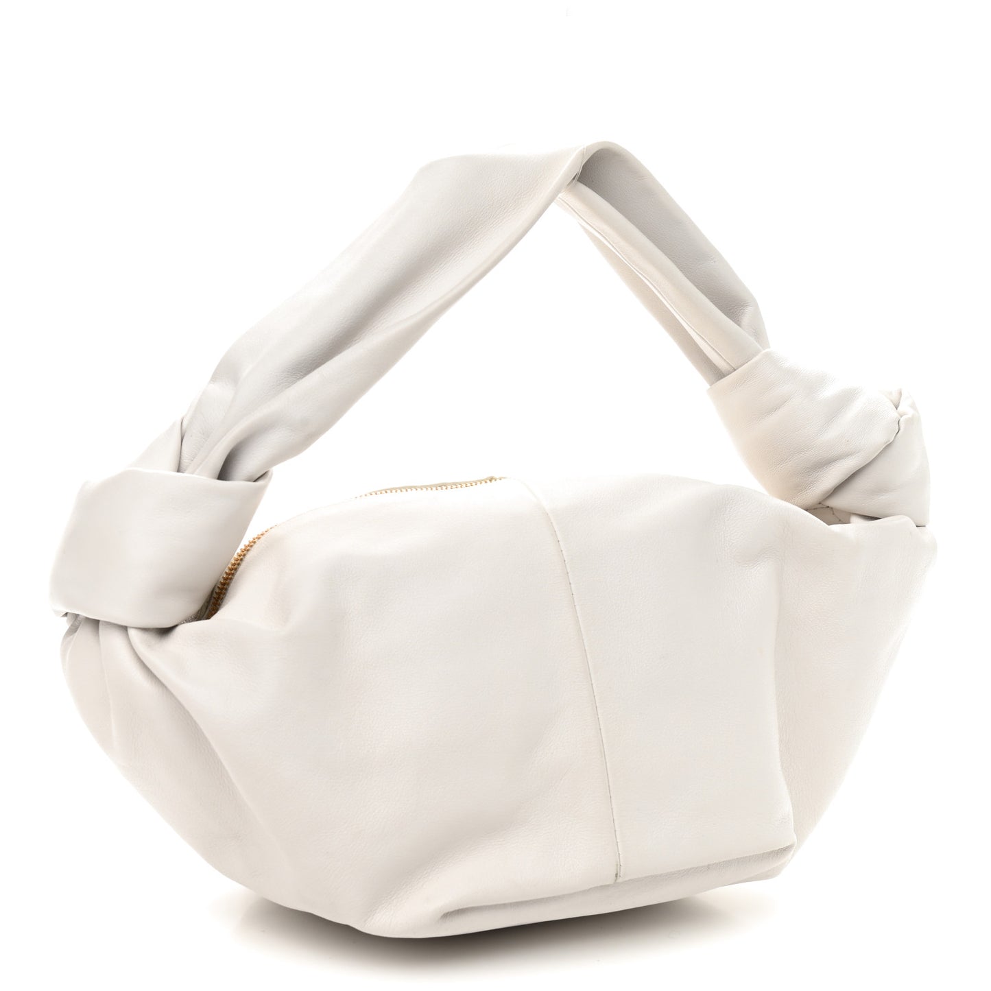 Calfskin Mini Double Knot Bag White