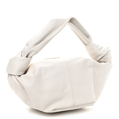 Bottega Veneta Calfskin Mini Double Knot Bag White 3 of 9