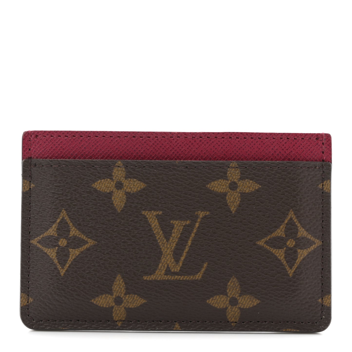 Monogram Card Holder Fuchsia