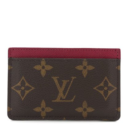 Louis Vuitton Monogram Card Holder Fuchsia 1 of 7