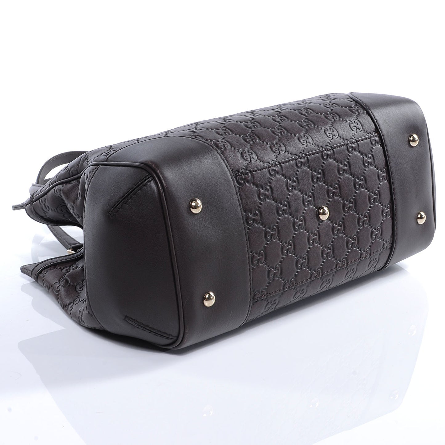 Guccissima Medium Mayfair Tote Dark Brown