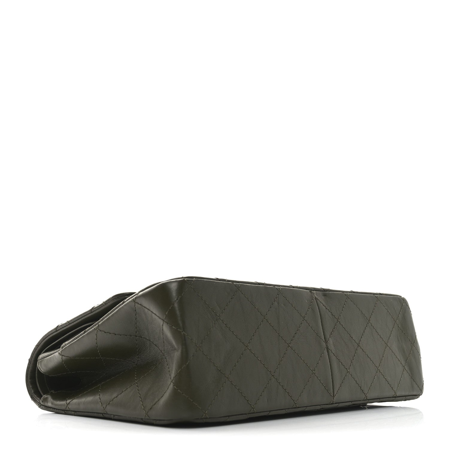 Chanel Aged Calfskin Quilted 2.55 Reissue 227 Flap Dark Green 4 of 11