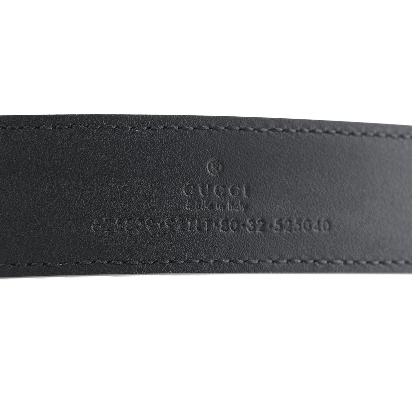 GG Supreme Monogram Matte Plutone Calfskin Double G 30mm Belt 80 32 Beige Ebony Black