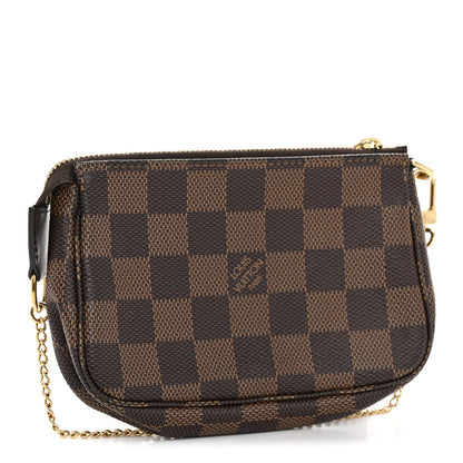 Louis Vuitton Damier Ebene Mini Pochette Accessories 3 of 8