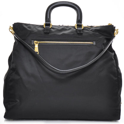 Prada Nylon Sequin Tote Black 4 of 10