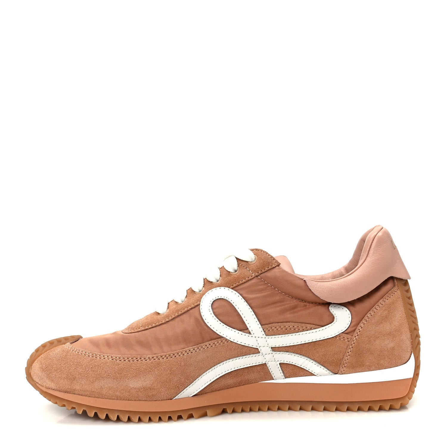 Loewe Nylon Suede Flow Runner Sneakers 40 Powder 1 of 9