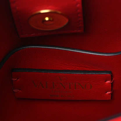 Valentino Garavani Nappa Small Roman Stud The Handle Bag Rouge Pur 6 of 8