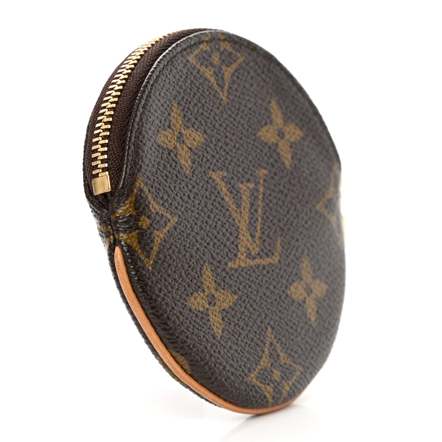 Monogram Round Coin Purse