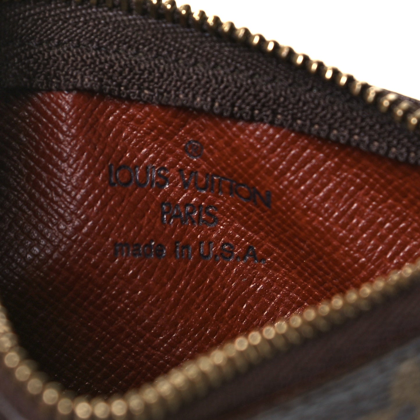 Monogram Key Pouch