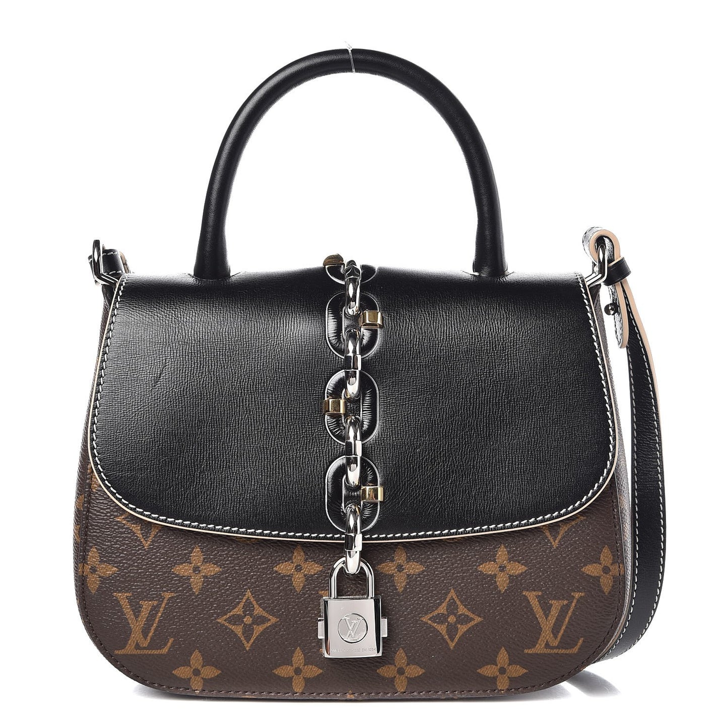 Calfskin Monogram Chain It Bag PM Black