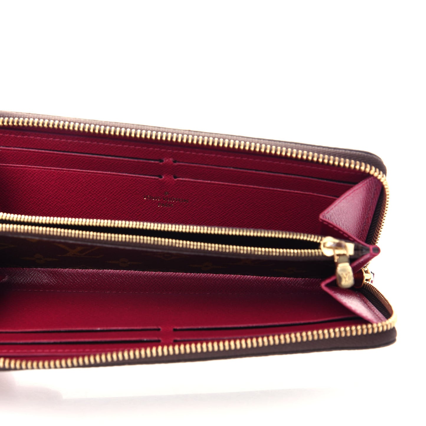 Monogram Clemence Wallet Fuchsia