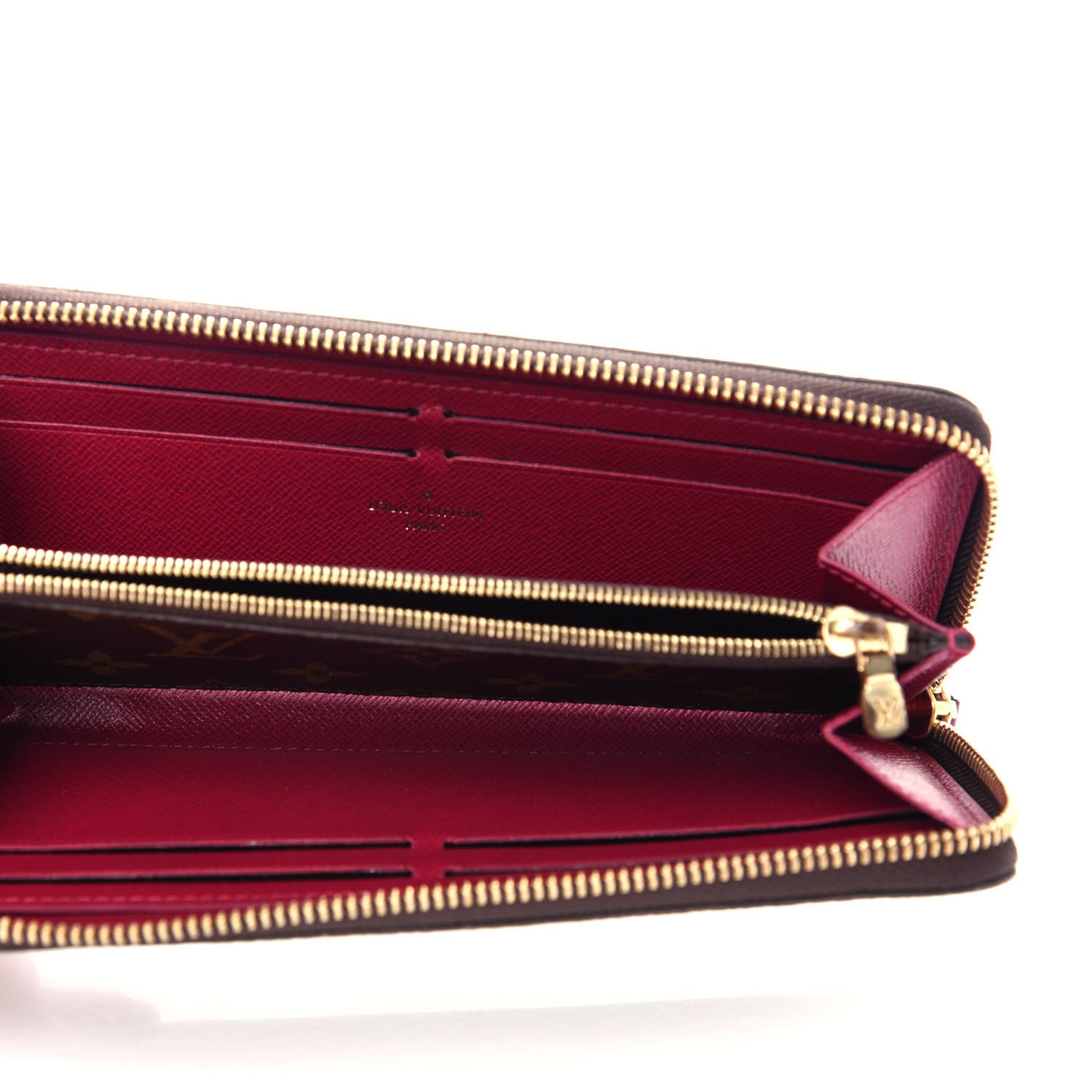 Louis Vuitton Monogram Clemence Wallet Fuchsia 5 of 8