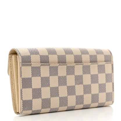 Louis Vuitton Damier Azur Sarah Wallet NM 3 of 10