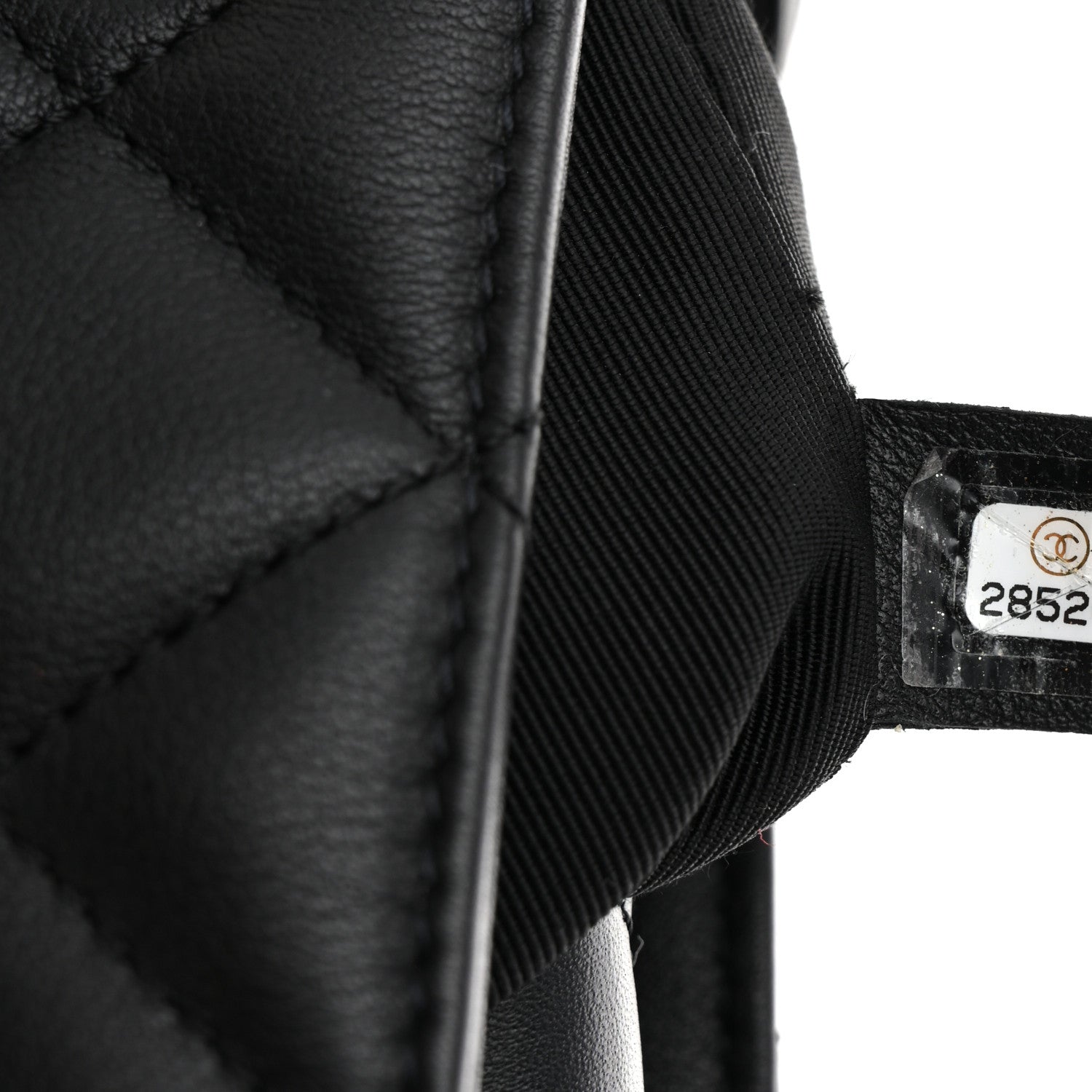 Chanel Calfskin Quilted Large Classic Shopping Tote Black 7 of 10
