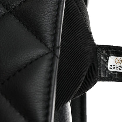 Chanel Calfskin Quilted Large Classic Shopping Tote Black 7 of 10