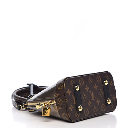 Louis Vuitton Vernis Epi Monogram Alma BB Champagne Metallise 4 of 10