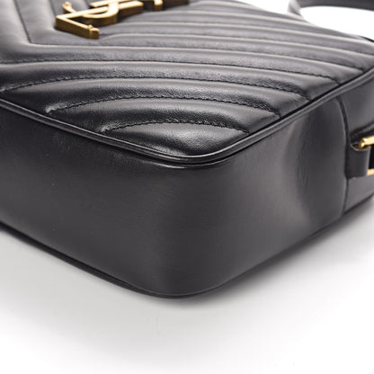 Saint Laurent Calfskin Matelasse Monogram Lou Camera Bag Black 8 of 9