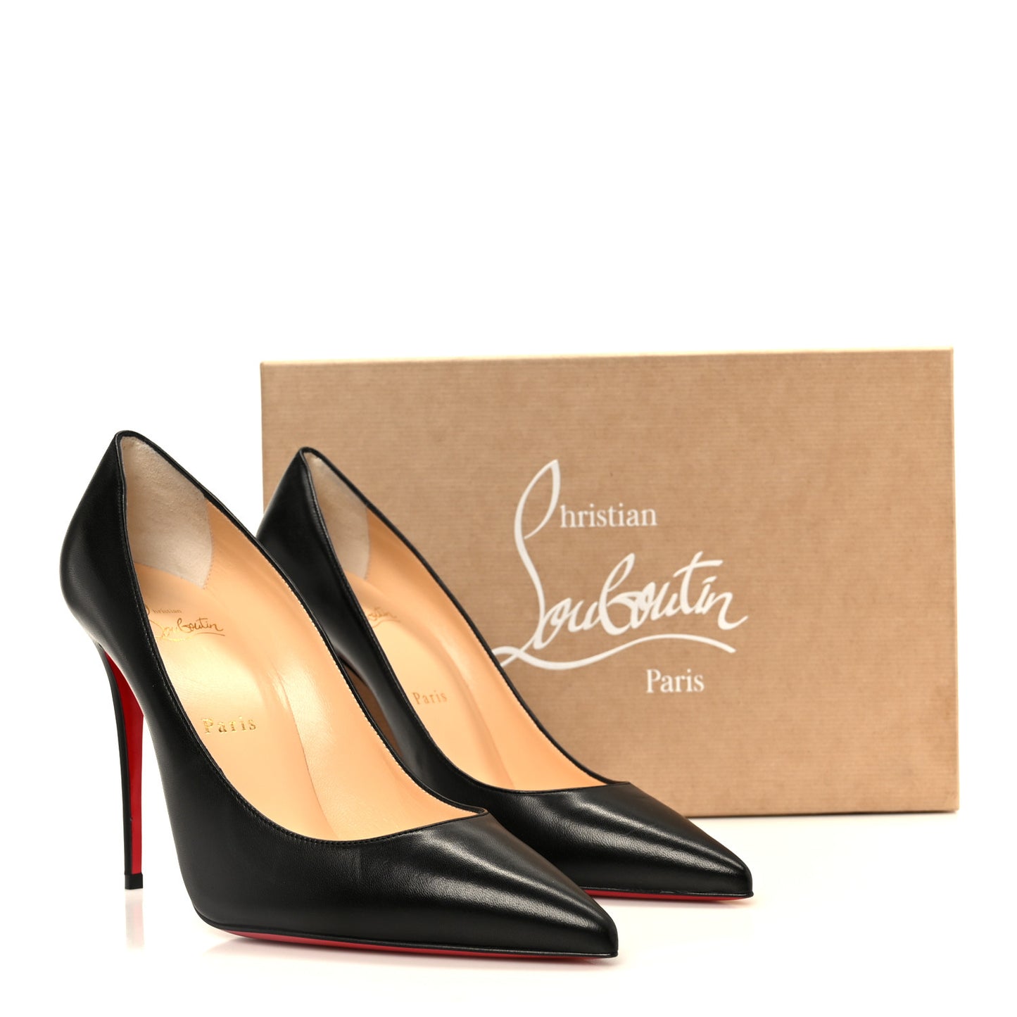 Shiny Nappa Kate 100 Pumps 39.5 Black