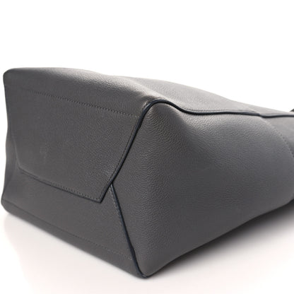 Celine Soft Grained Calfskin Sangle Bucket Bag Grey 9 of 10