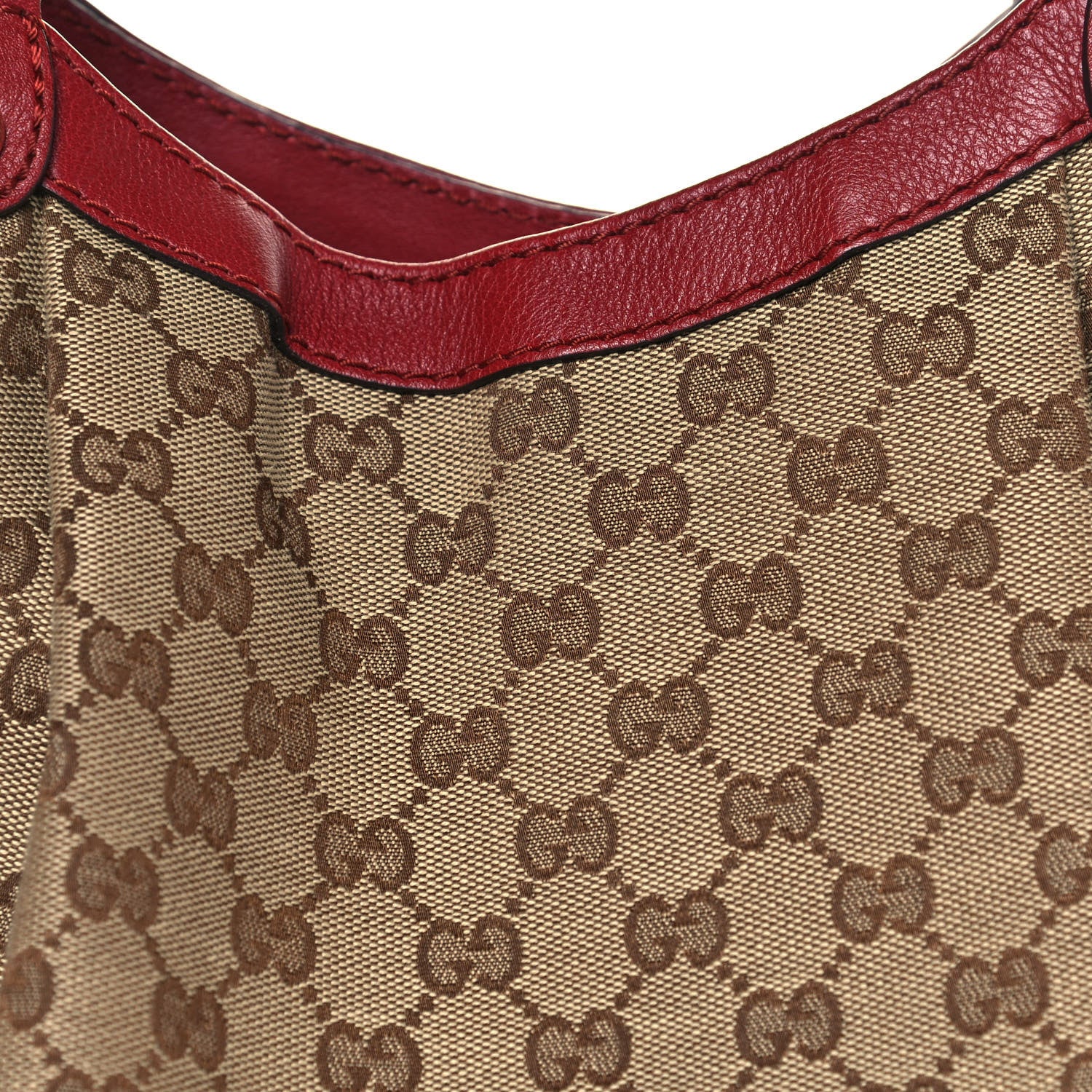 Gucci Monogram Large Sukey Tote Dark Red 8 of 12