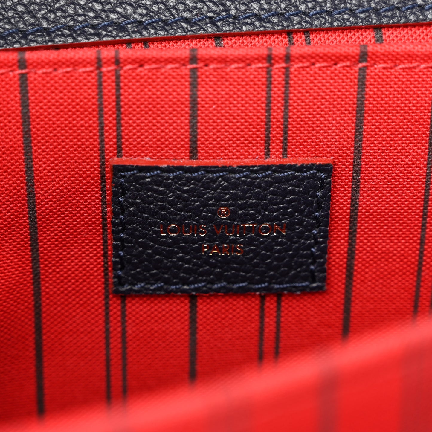 Empreinte Pochette Metis Marine Rouge