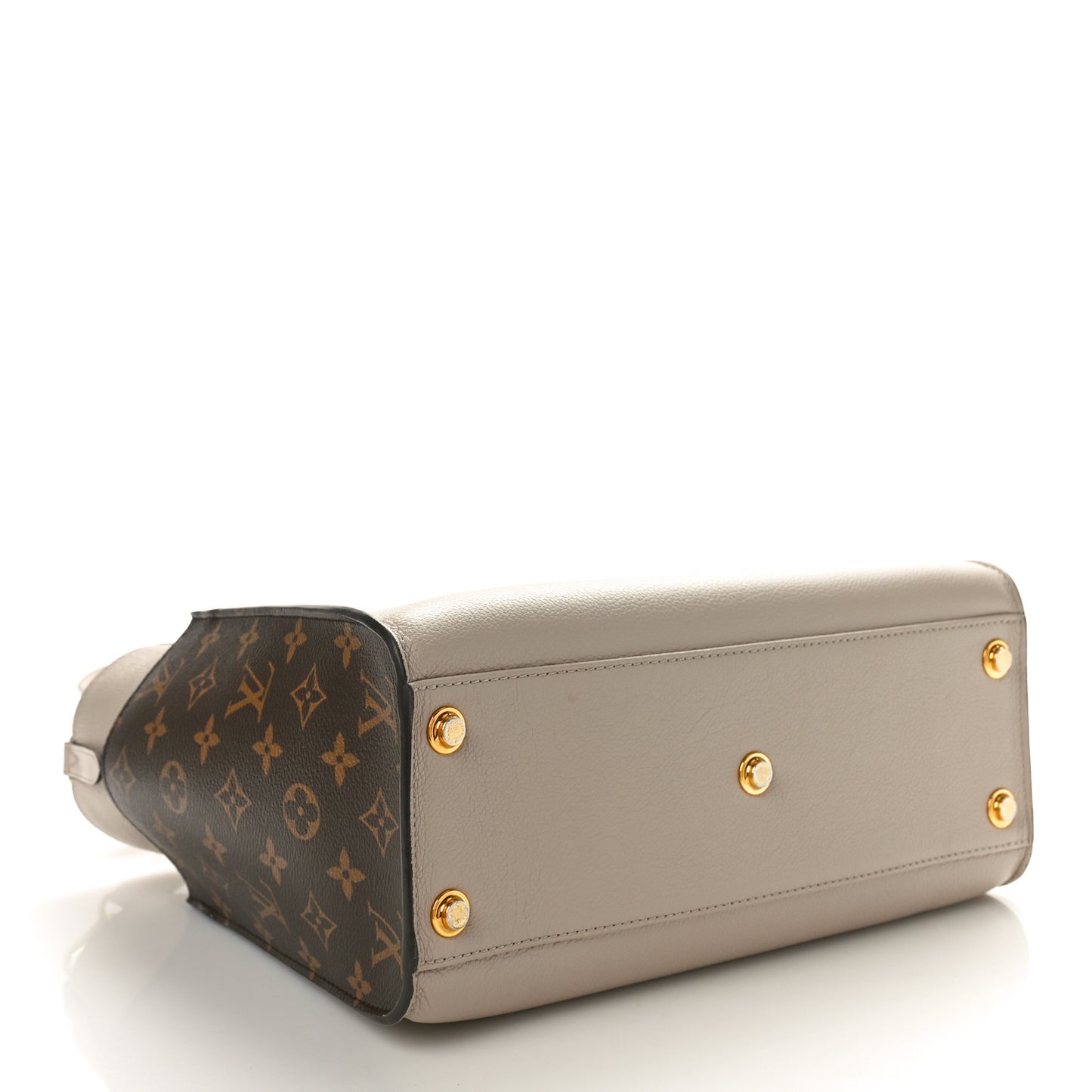 Calfskin Monogram On My Side Greige