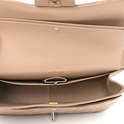 Chanel Caviar Quilted Jumbo Double Flap Beige 5 of 10