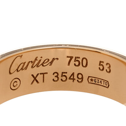 Cartier 18K Pink Gold 5.5mm LOVE Ring 53 6.5 4 of 4
