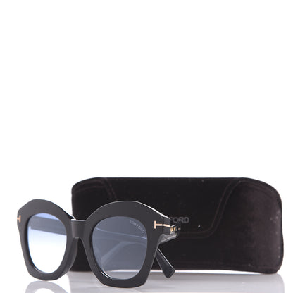Tom Ford Bardot Sunglasses TF689 Shiny Black 8 of 8