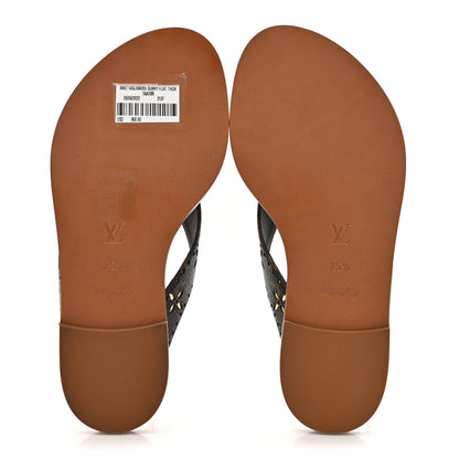 Louis Vuitton Monogram Sunny Flat Thong Sandals 35.5 Brown 5 of 9