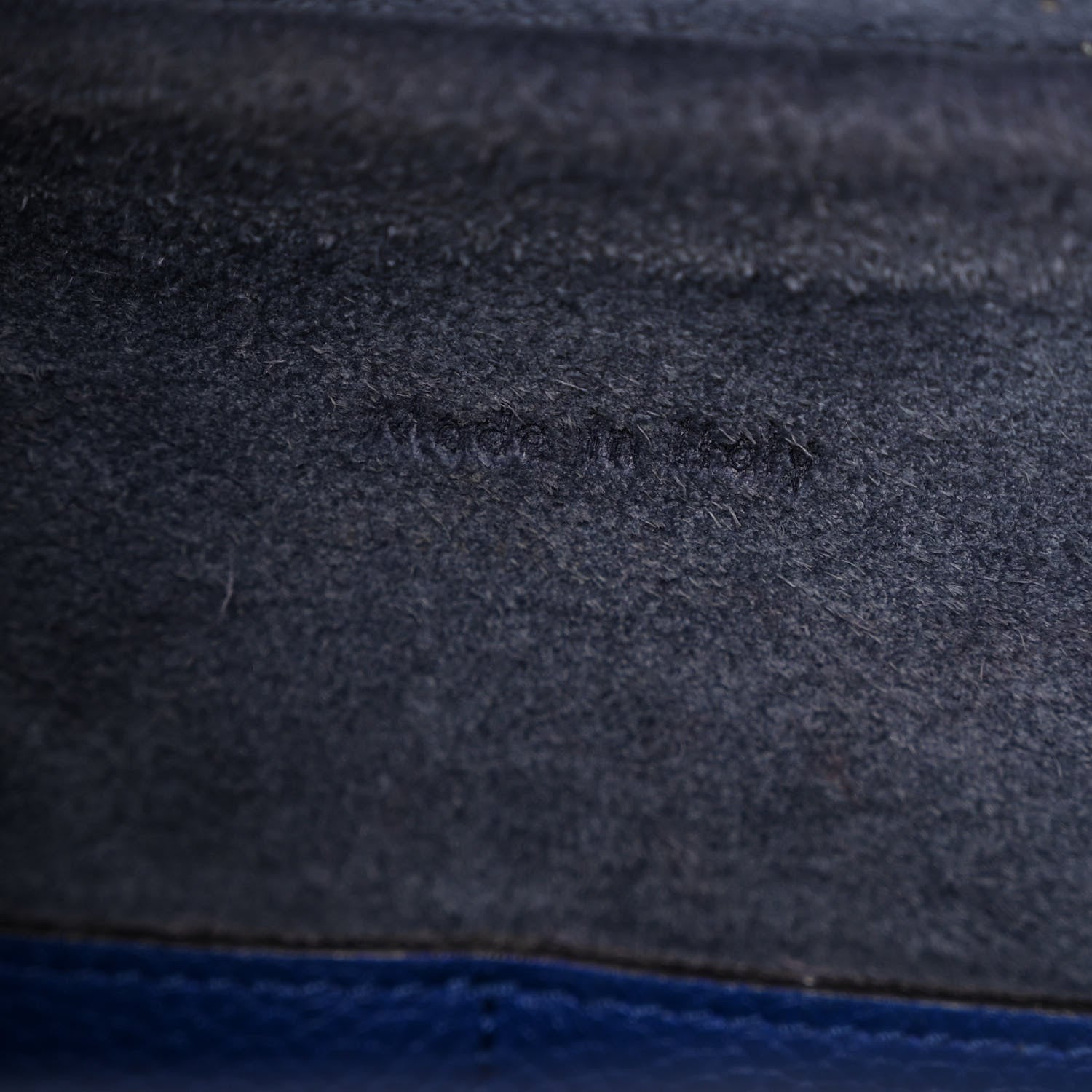Celine Grained Calfskin Mini Belt Bag Indigo 6 of 12