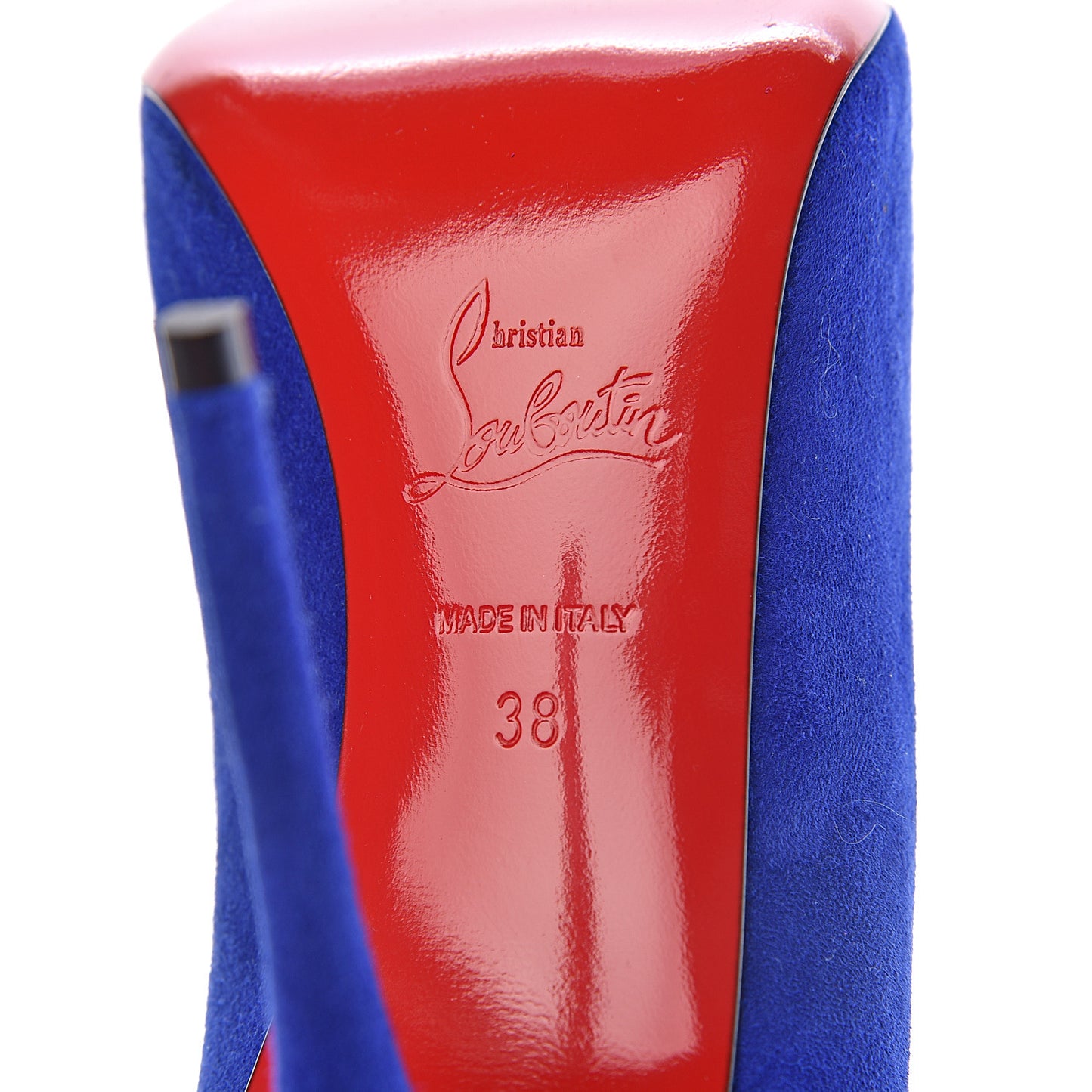 Veau Velours Drama 100 Pumps 38 Azulejo