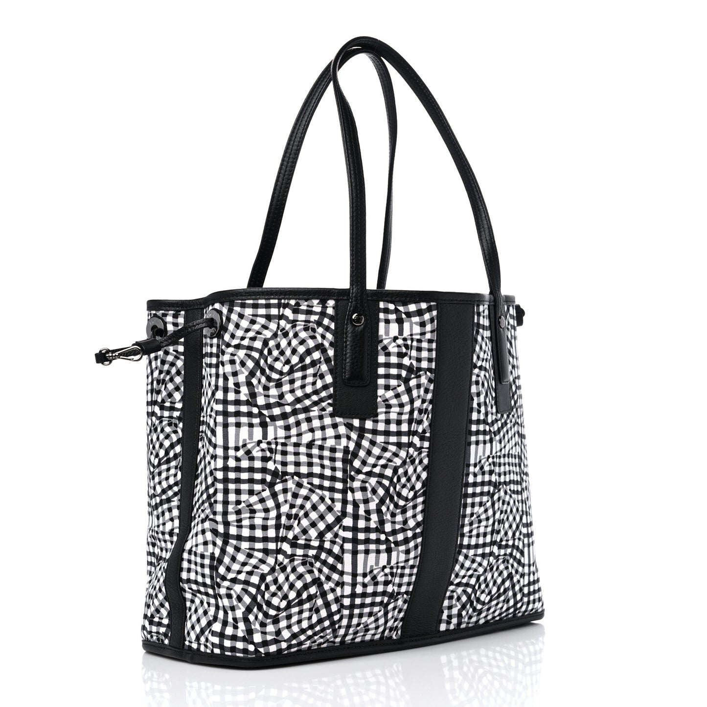 Visetos Medium Liz Reversible Shopper Tote Black