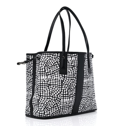 MCM Visetos Medium Liz Reversible Shopper Tote Black 11 of 14