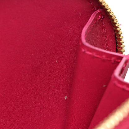 Louis Vuitton Vernis Heart Coin Purse Rose Indien 7 of 12