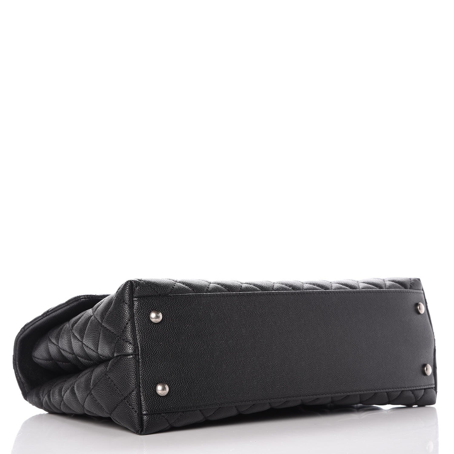 Chanel Caviar Quilted Medium Coco Handle Flap Black 5 of 11