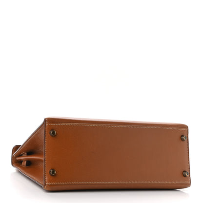 Hermes Courchevel Kelly Sellier 28 Gold 4 of 18