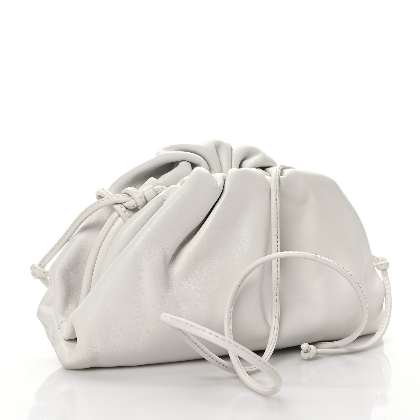 Butter Calfskin The Mini Pouch Chalk