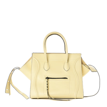 Celine Supple Calfskin Medium Phantom Luggage Light Yellow 1 of 10