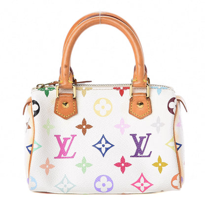 Louis Vuitton Monogram Multicolor Mini Sac HL Speedy White 1 of 10