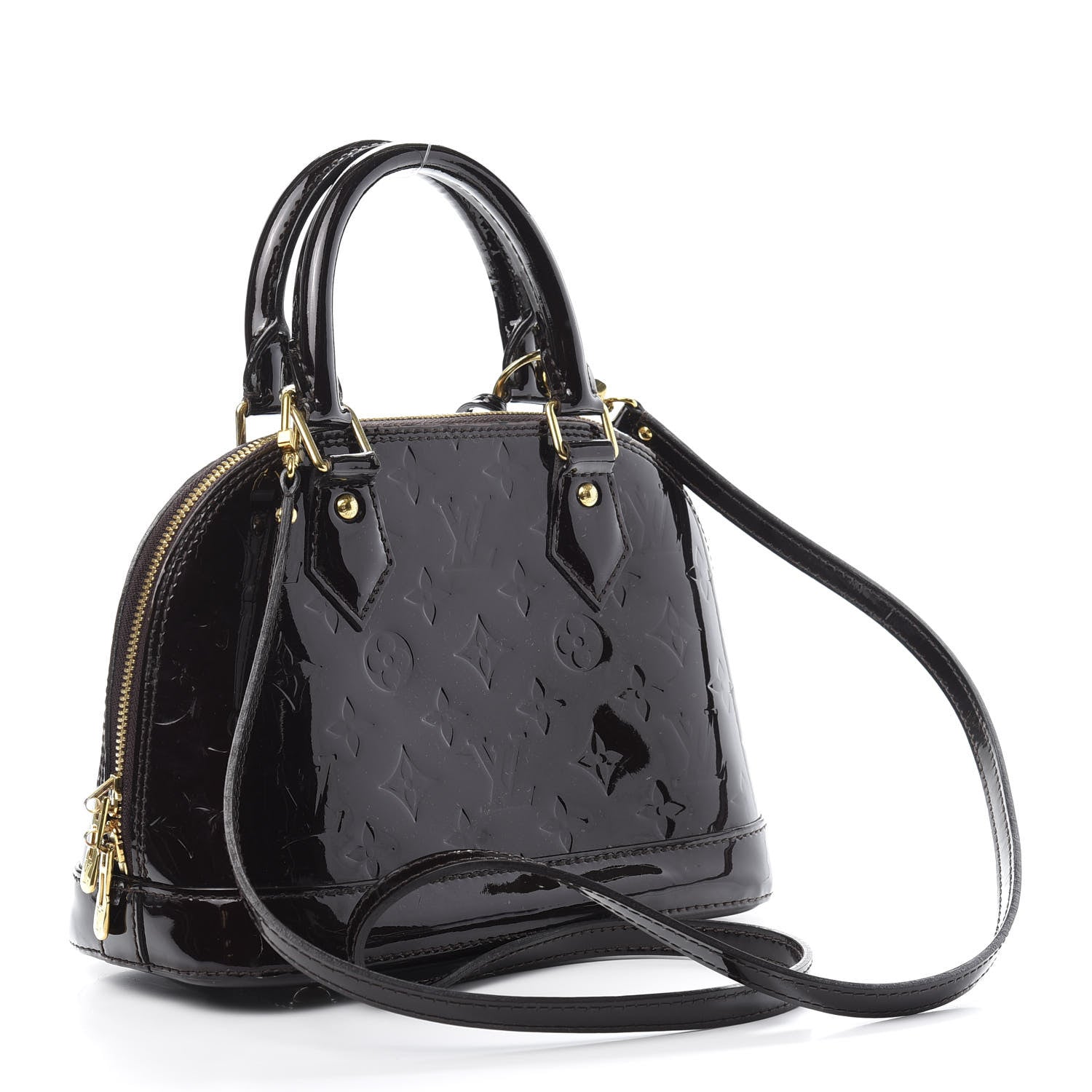 Louis Vuitton Vernis Alma BB Amarante 3 of 11