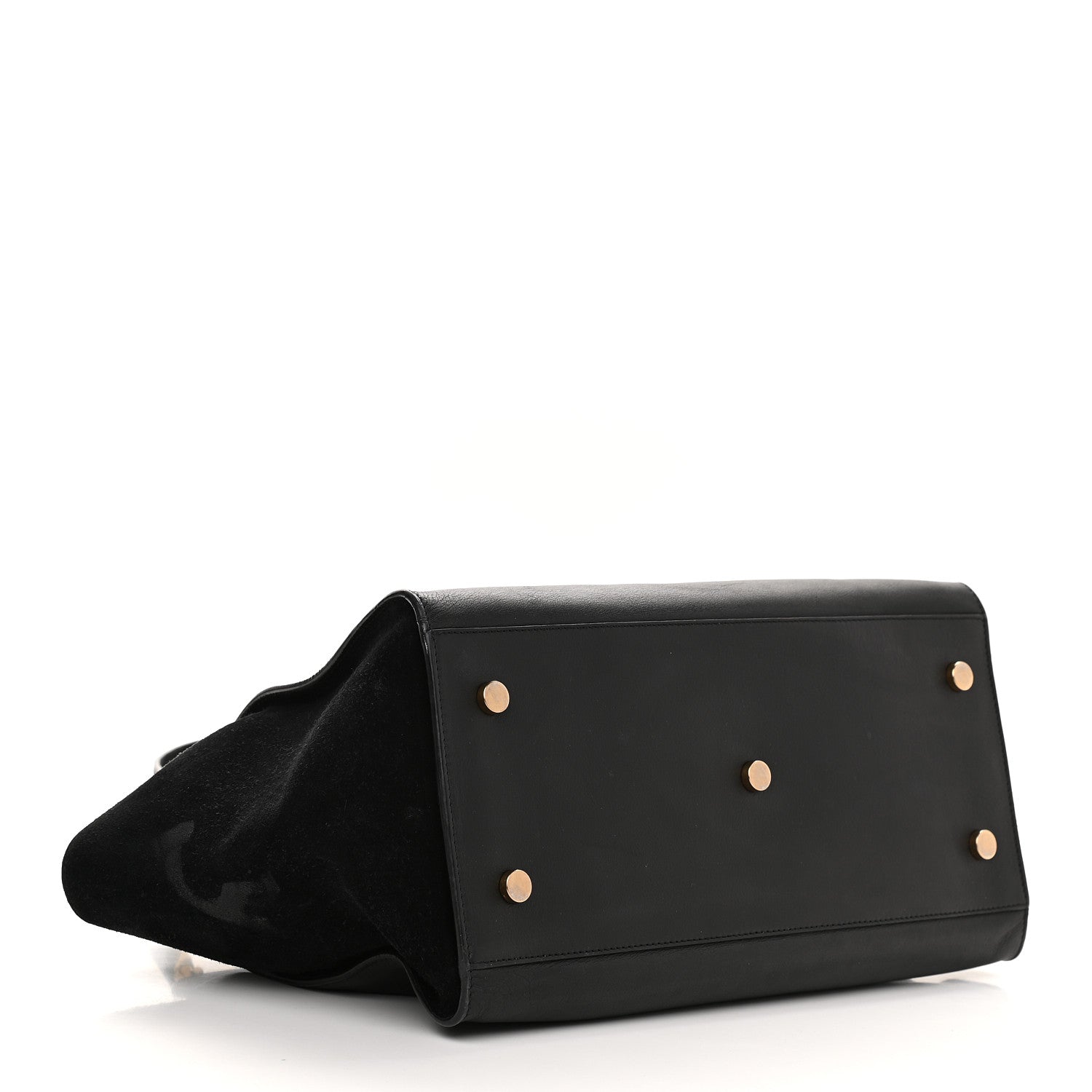 Saint Laurent Calfskin Small Monogram Downtown Cabas Black 4 of 13