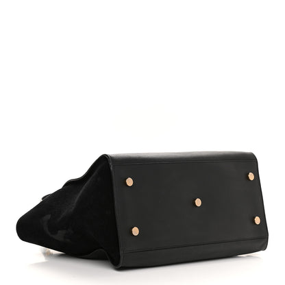 Saint Laurent Calfskin Small Monogram Downtown Cabas Black 4 of 13