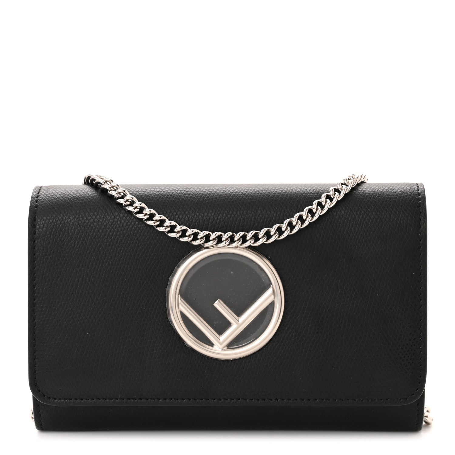 Fendi Vitello Cruise F is Fendi Wallet On Chain Black 1 of 11