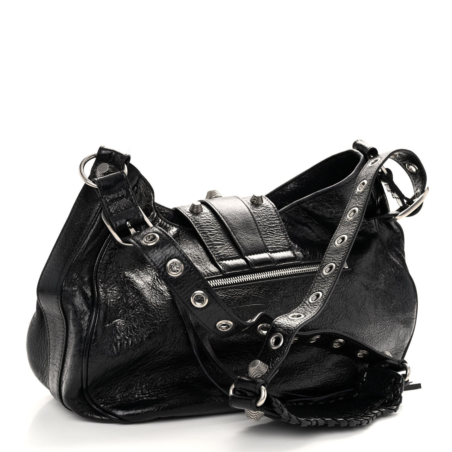 Balenciaga Agneau Arena Medium Le Cagole Shoulder Bag Black 4 of 18